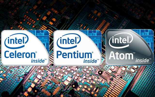 celeron pentium atom logo