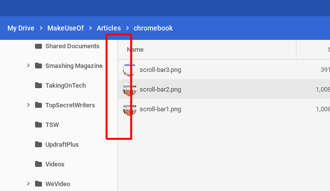 Fix Chromebook Annoyances - автоматично скриване на ленти за превъртане