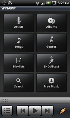 Winamp пуска у дома Android Media Player 1.0 [Новини]