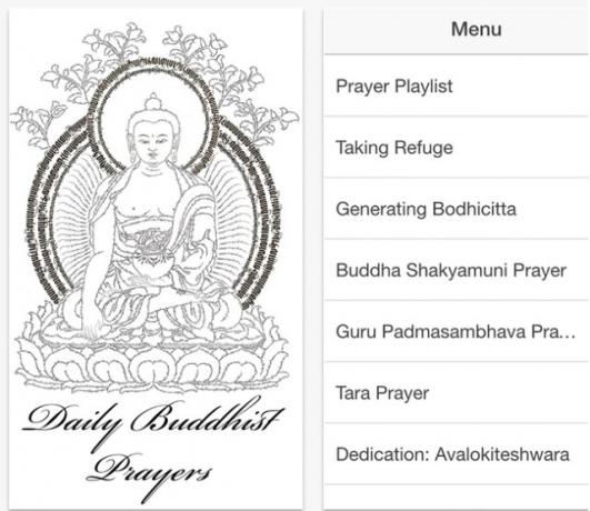 приложение за ежедневни будистки молитви