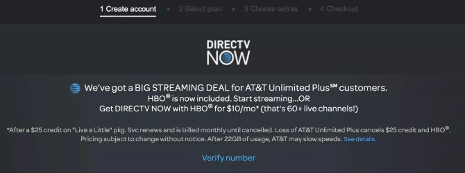 AT&T Добавянето на безплатен достъп до HBO към всички неограничени планове директно телевизия сега hbo сделка