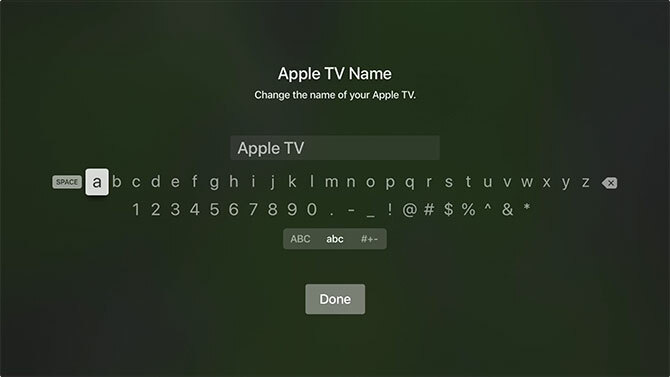 Преименувайте името на Apple TV AirPlay