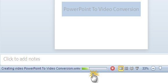 конвертирате Powerpoint във видео