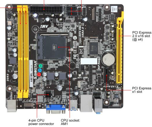 matx pcie портове показани newegg