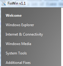 Как да коригирате често срещаните проблеми с Windows в момент с категориите FixWin