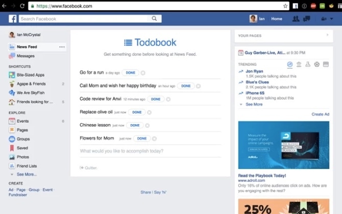 Todobook Chrome