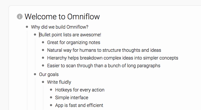 omniflow структурирана-списъци