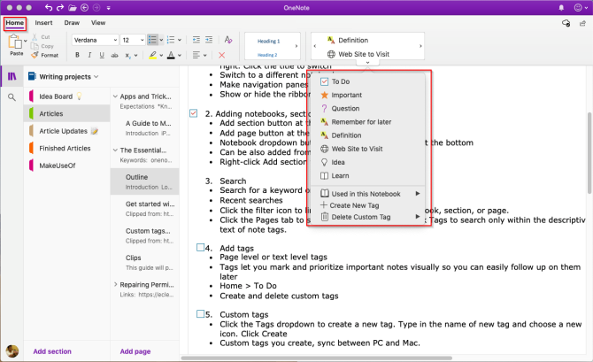 добавете маркер към OneNote от галерията с маркери