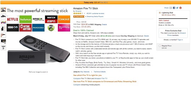 Fire TV Stick Deal