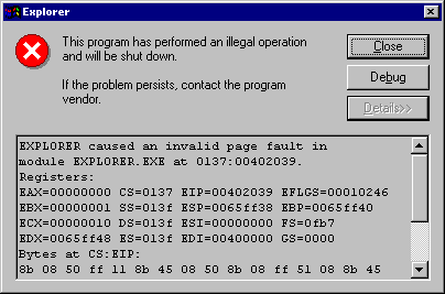 Windows 98 бъгове