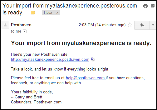 Последното Ви ръководство за последната минута за експортиране на Вашия порест блог, преди той да изключи Forever Posthaven имейл
