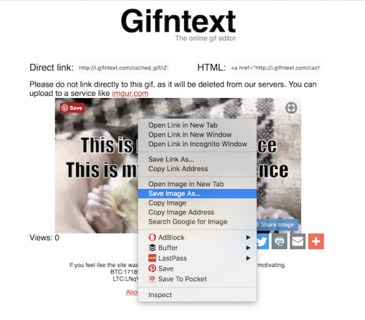 Как да добавите анимиран текст към GIF файлове Добавяне на текст към GIF 3