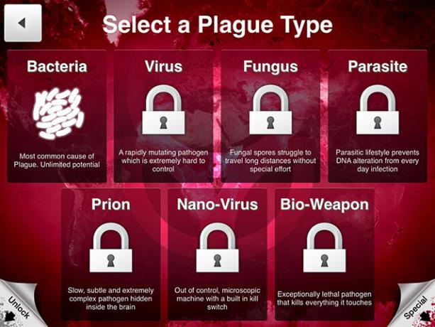 Изберете болест и изтрийте човечеството в Plague Inc. тип чума