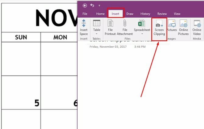 създайте шаблон за календар с бележки
