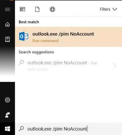 Microsoft Outlook Command