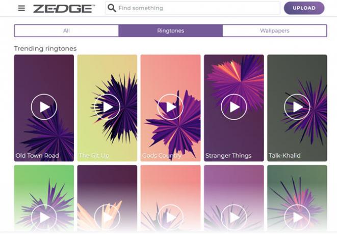 Търсете безплатни мелодии за iPhone на Zedge