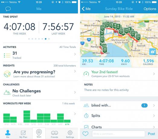 Велосипед различен: Най-добрият бегач на iPhone приложения за колоездене