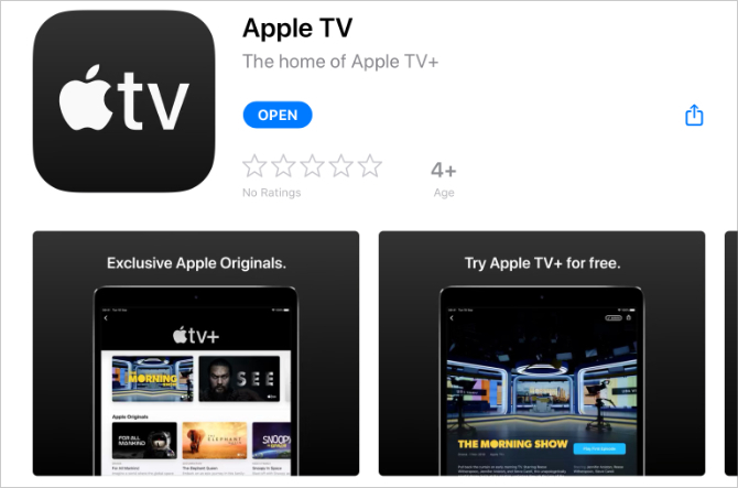 Apple TV в App Store