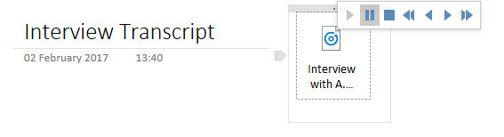Вградете медия, за да превърнете OneNote в цифров записващ звук