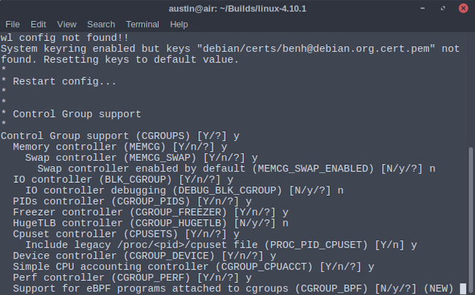 Как да компилирате собственото си Linux ядро ​​Направете Localmodconfig нов