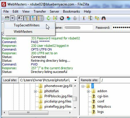 Мастер FTP файлови трансфери на всичките ви сайтове с FileZilla FileZilla13