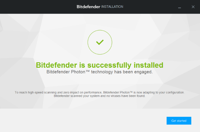 muo-BitDefender инсталиран