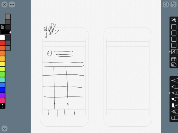 Linea Sketch App Прототип Скициране