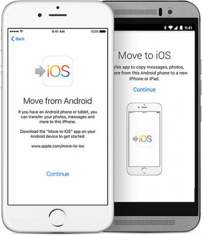 преминете от андроид към приложението ios