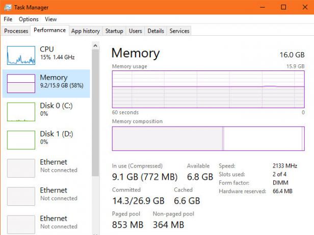 подробности за системата на Windows - инсталирана RAM памет