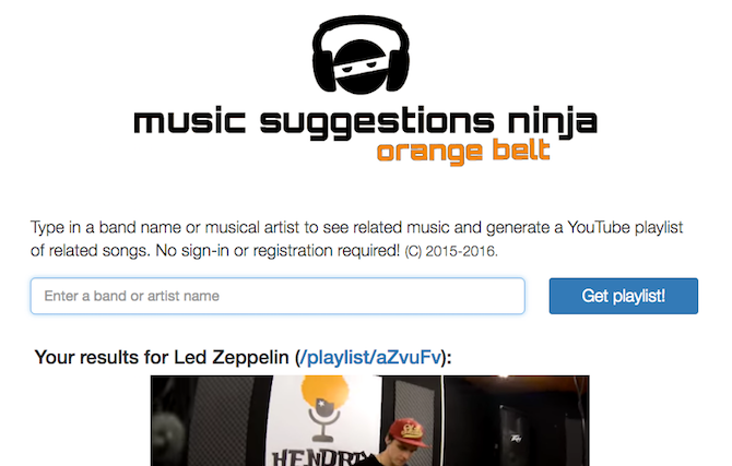 Открийте нова музика - Предложения за музика Ninja