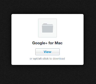 Приложение за Google+ за Mac, издаден [Mac] Изтегляне на GooglePlusMac