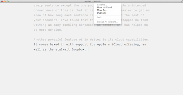 iA Writer за Mac и iOS: Най-добрият текстов процесор, който никога не сте използвали 21