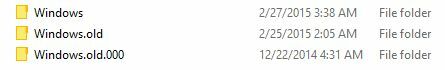 Windows Old Folder
